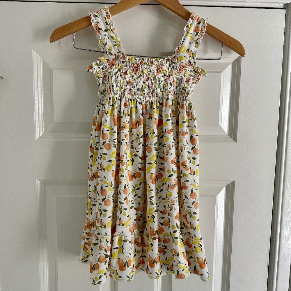 Ruth and Ralph Citrus Smocked Dress